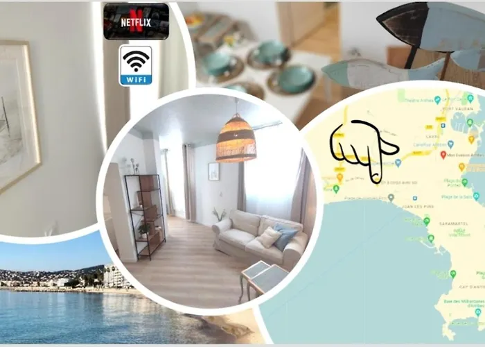 Plage & Confort 3 Pieces Parking Clim Et Wifi